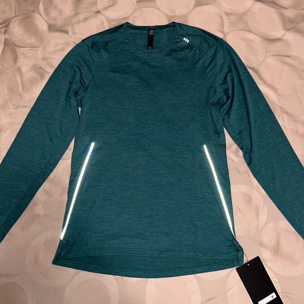 Lululemon Men’s Fast and Free Long sleeve New with Tags- Emerald Green XS